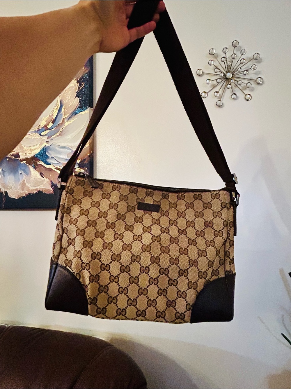 ❤️Gucci GG Supreme Messenger Bag